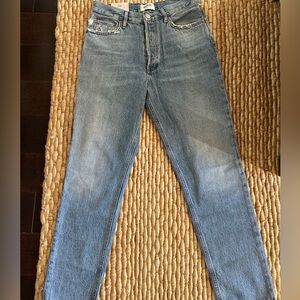 Agolde Light Blue Women's Straight Jeans